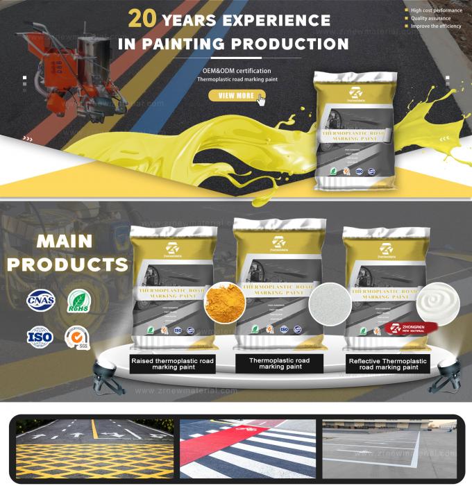 Alkali resistant อีพ็อกซี่ mortar line marking paint application