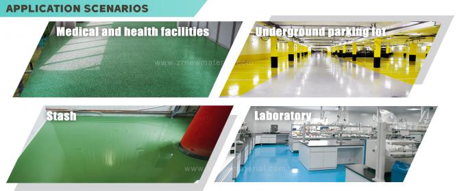 High-gloss อีพ็อกซี่ floor coating finish